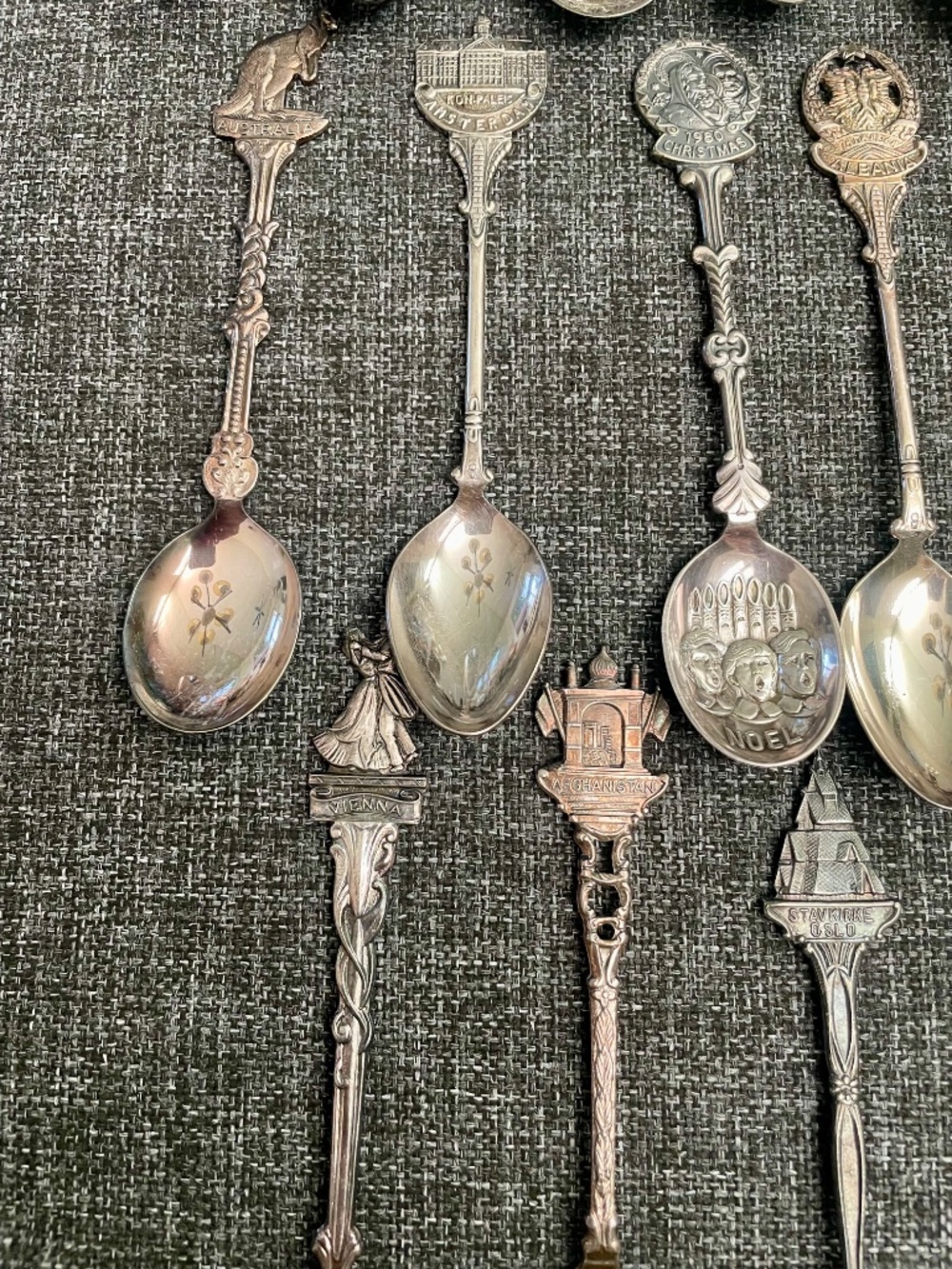 Lot of 23 Silver Plated Souvenir Spoons - Picture 4 of 13